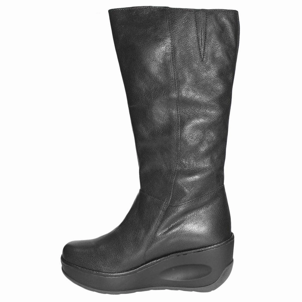 Rune Slouch Knee High Boot Fly London Jate917Fly Mousse Leather Women's Boots