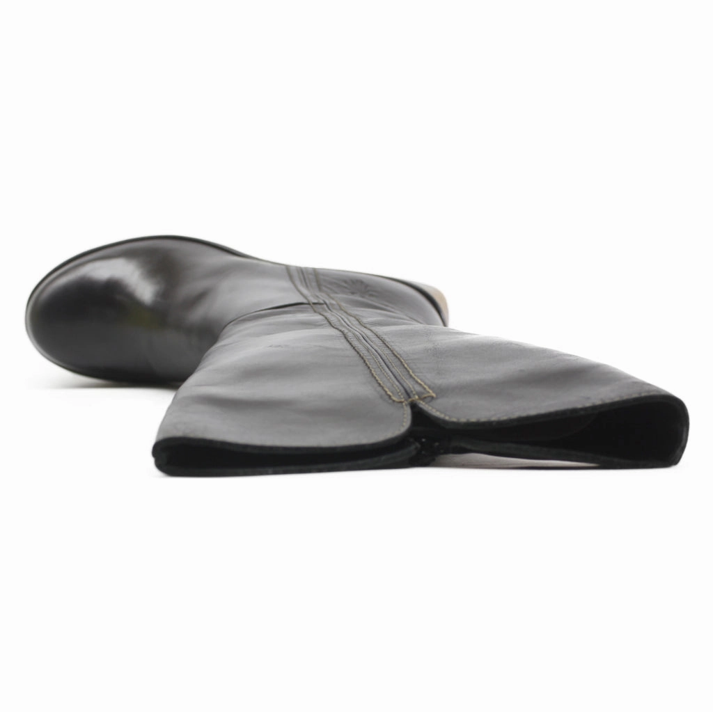 High End Over The Knee Boots Fly London Nary328Fly Leather Women's Zip Up Knee High Boots