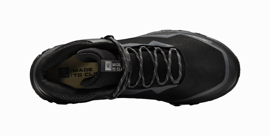 Mesh Casual Shoes KAILAS Sky Line FLT 2 Men's Mid-Top Outdoor Shoes - Waterproof Anti-Slip & Zero Break-In Black