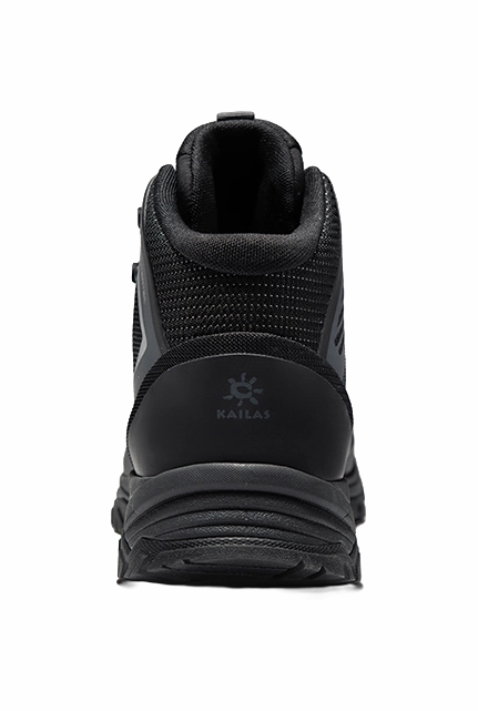 KAILAS Sky Line FLT 2 Men's Mid-Top Outdoor Shoes - Waterproof Anti-Slip & Zero Break-In Black Casual Dr Martens Shoes