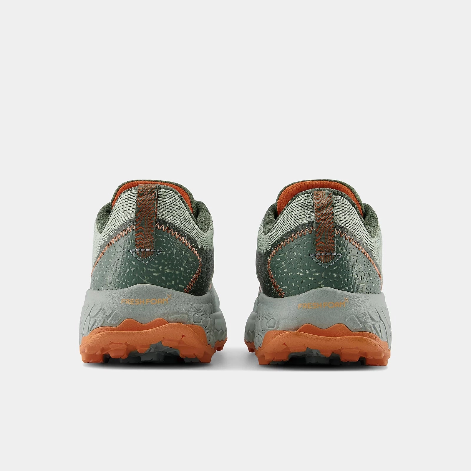 Trail Low Hiking Shoes Fresh Foam X Hierro v7 - Silver Moss with Deep Olive Green