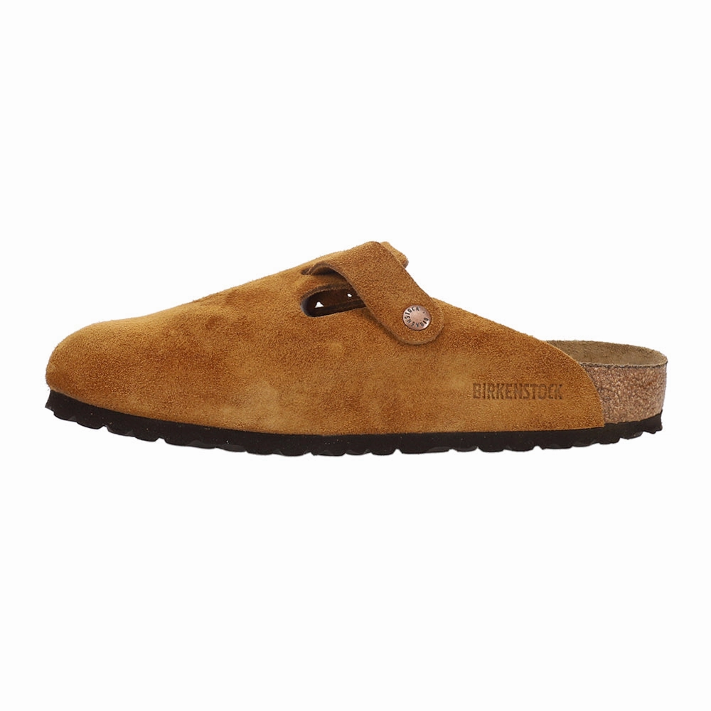 Atlanta Boston Soft Footbed Suede Leather Clogs