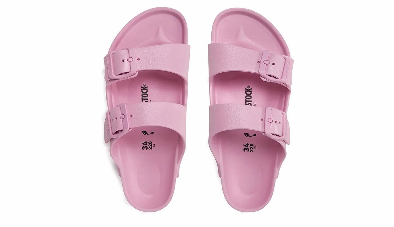 Clogs. Birkenstock Women's Arizona EVA Sandal - Fondant Pink