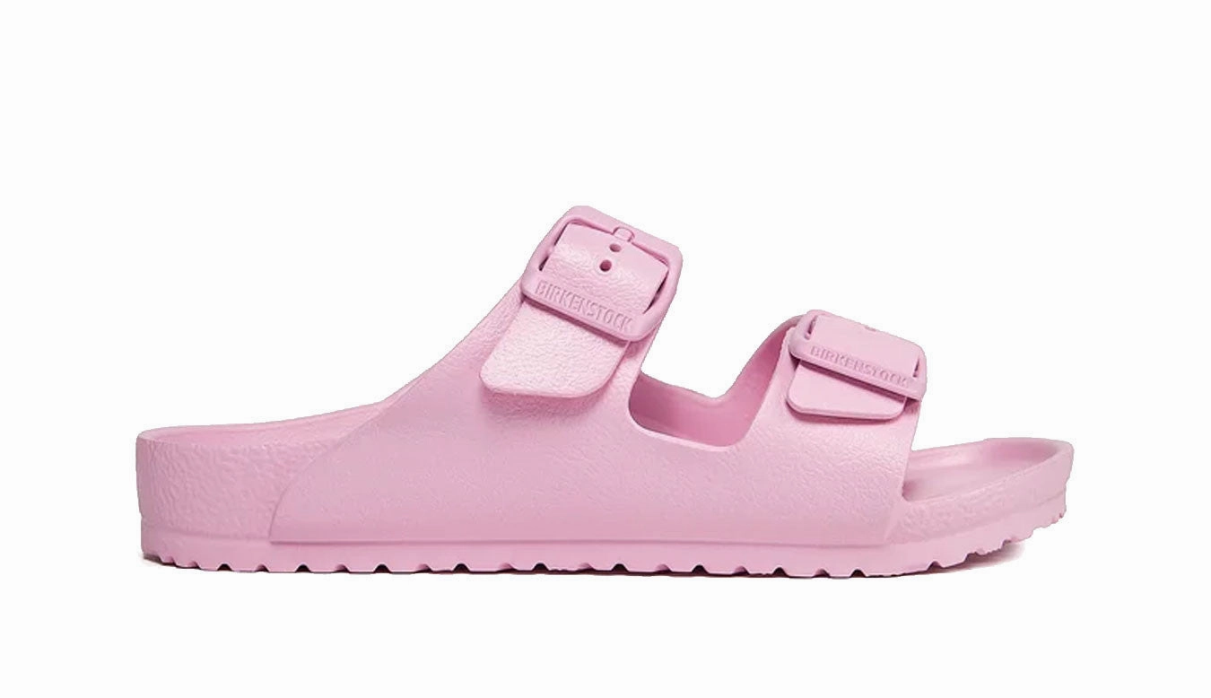 Birkenstock Women's Arizona EVA Sandal - Fondant Pink Suede Protector