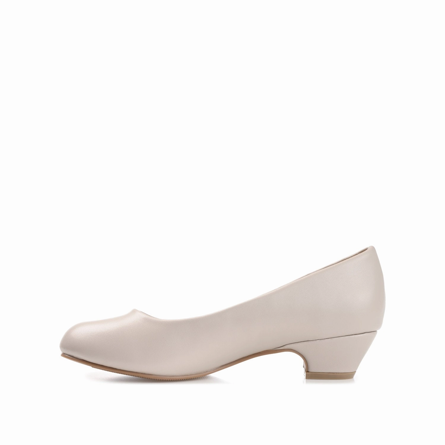 Heels Wide Fit SAAR LOW PUMP HEELS IN VEGAN LEATHER