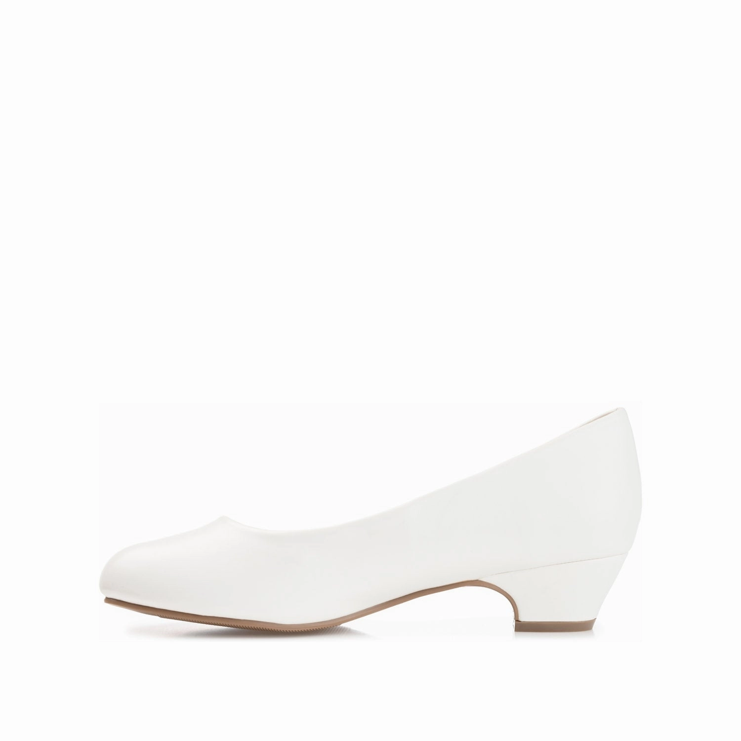 SAAR LOW PUMP HEELS IN VEGAN LEATHER