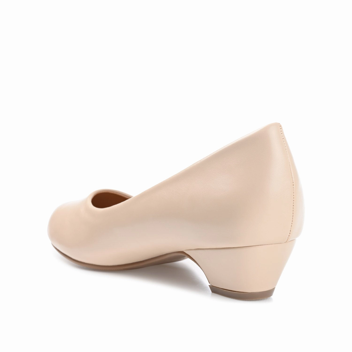 SAAR LOW PUMP HEELS IN VEGAN LEATHER