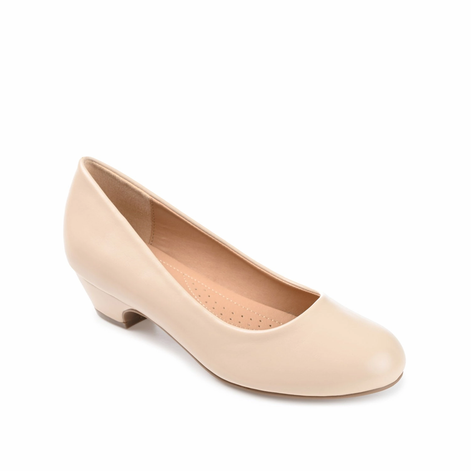 SAAR LOW PUMP HEELS IN VEGAN LEATHER