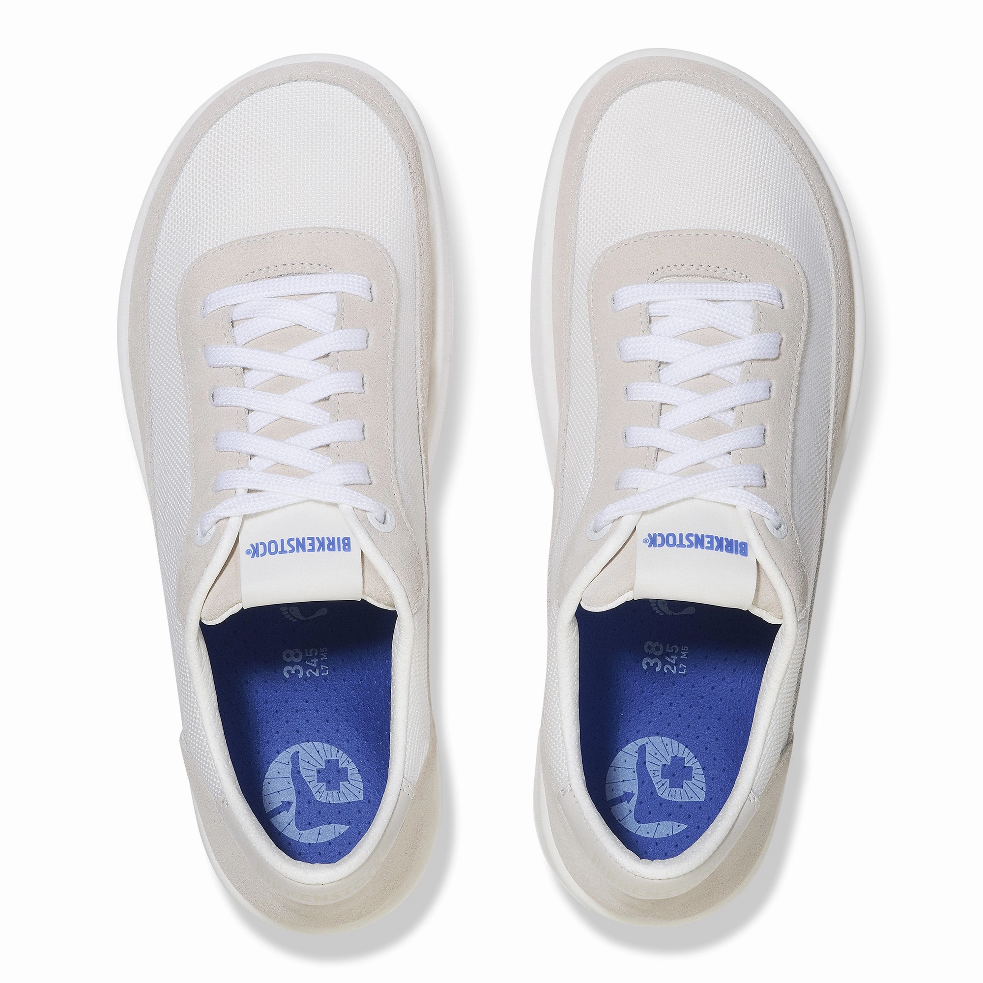 Honnef City Natural Leather/Textile Antique White/White Slip Resistant Clogs