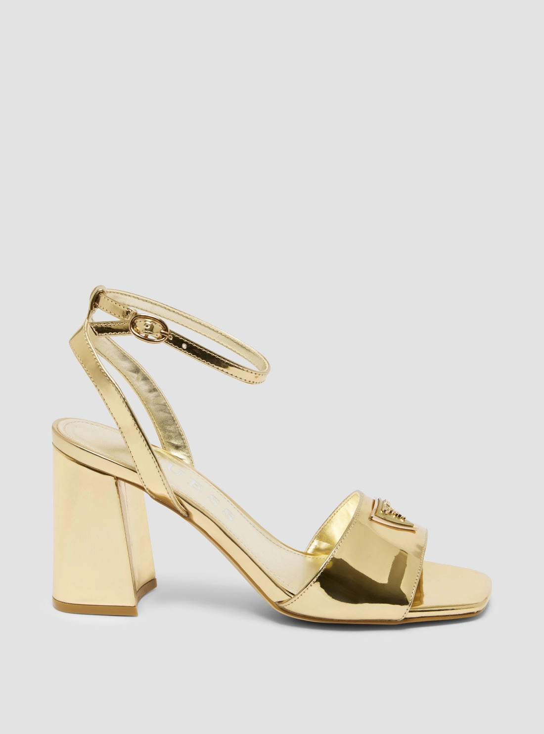 Tallest High Heels Ever Gold Gelyae Block Heel