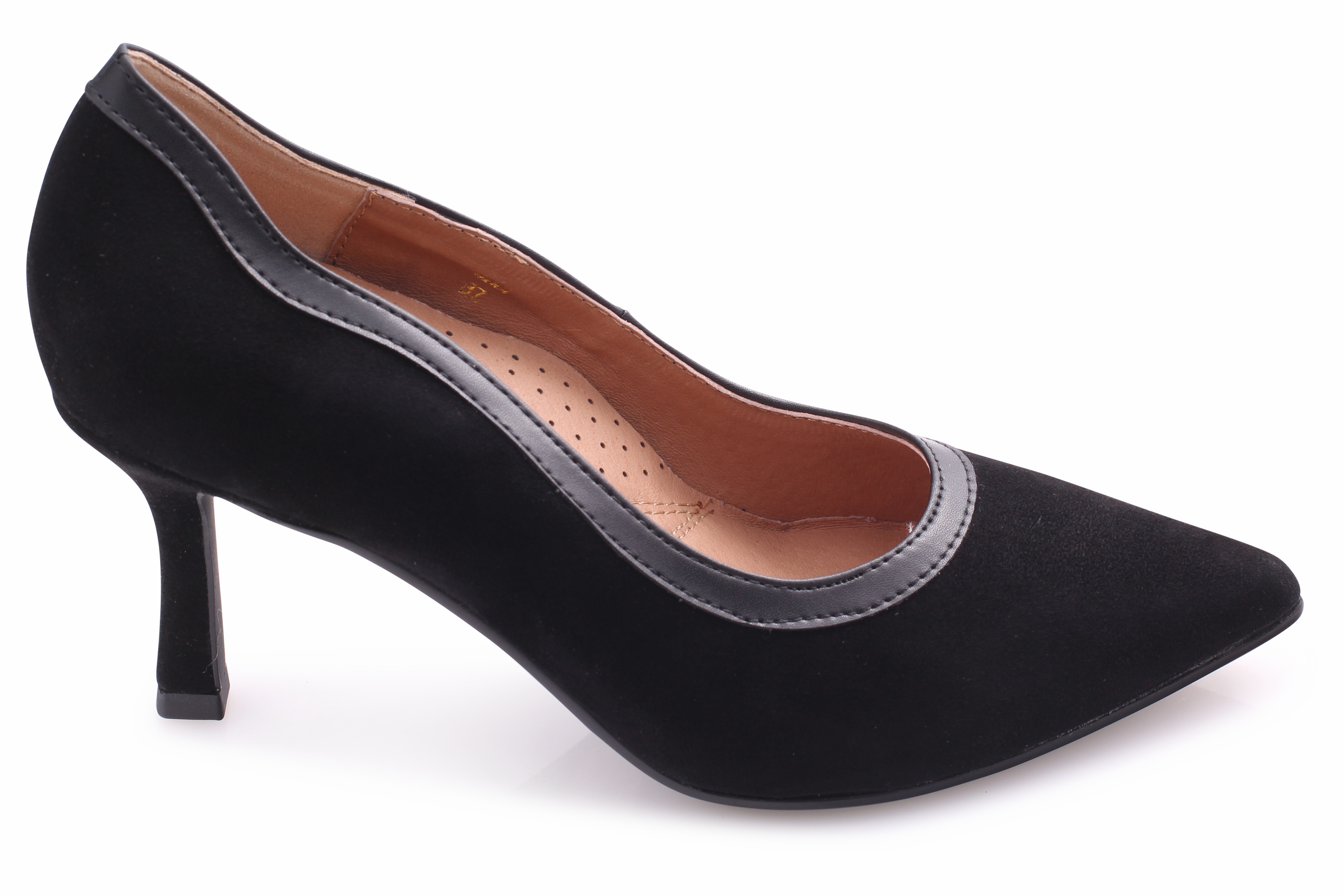 Golden Seal Mira Black High Boots With Heels