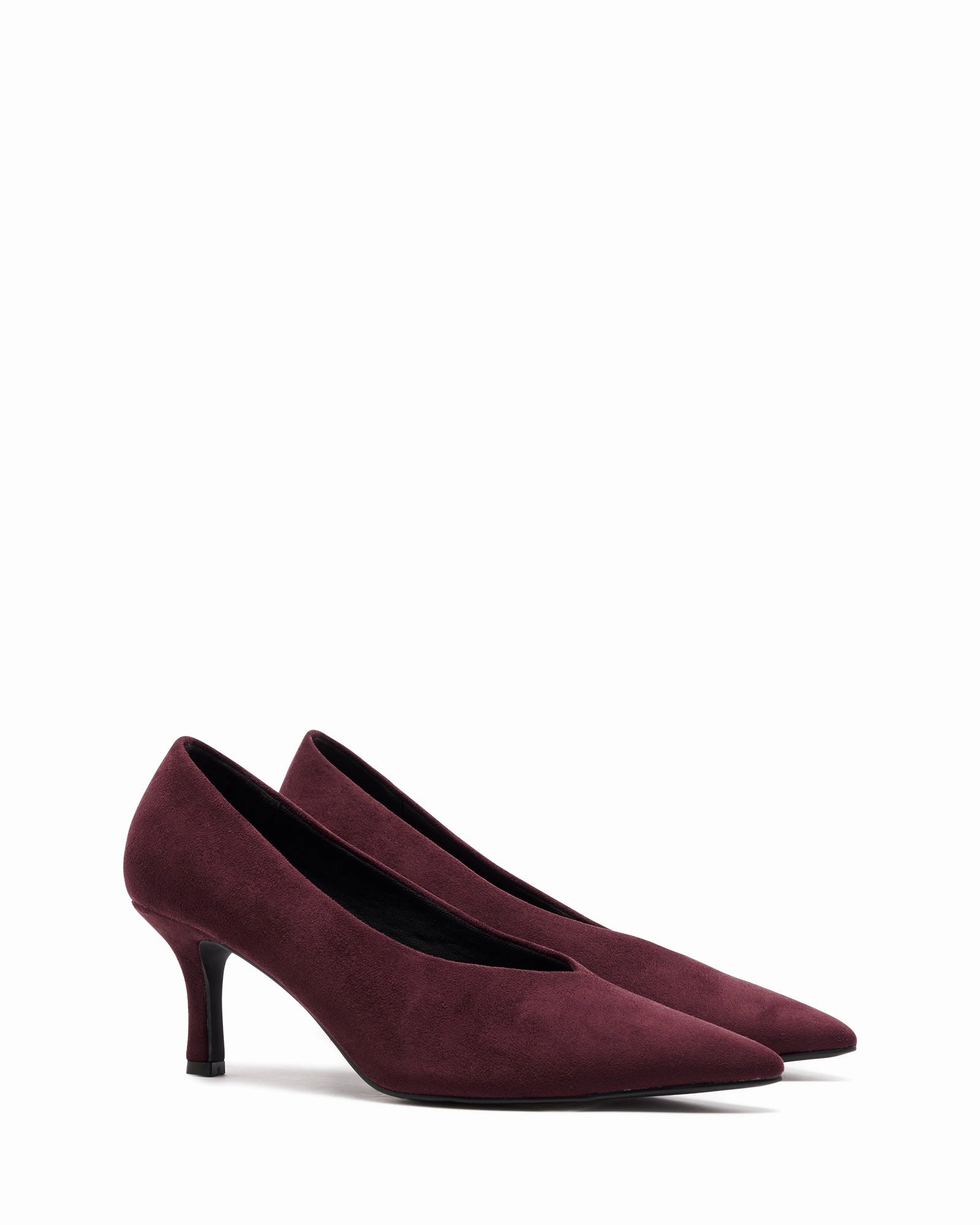 Jordyn Pump Bordeaux Suede