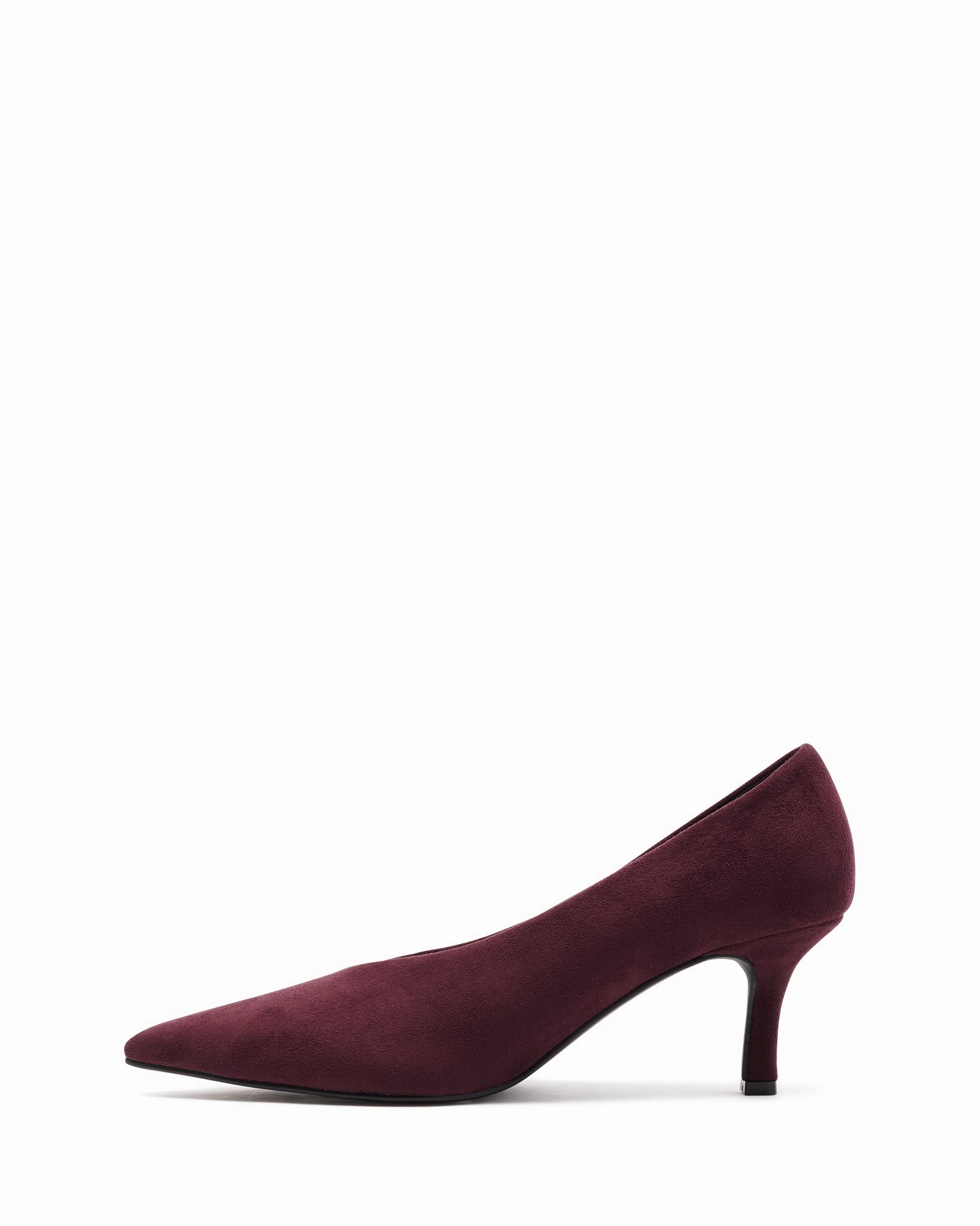 High Heel Fragrance Jordyn Pump Bordeaux Suede