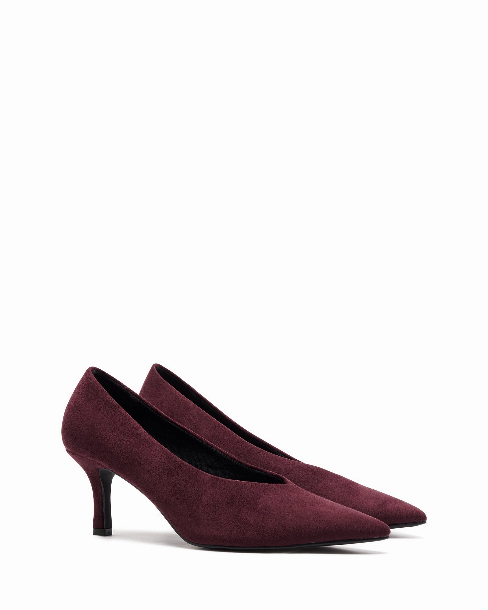 Jordyn Pump Bordeaux Suede