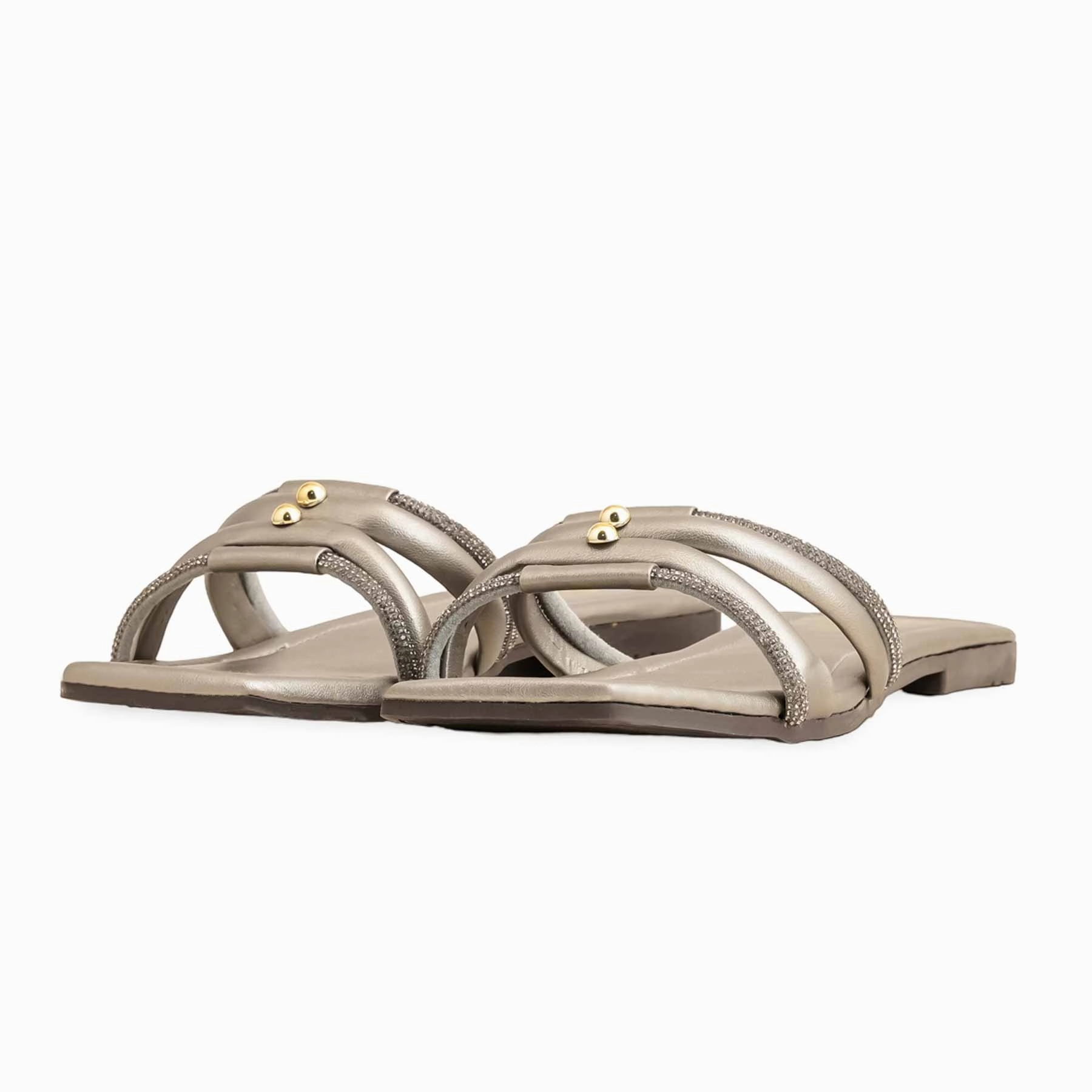 Grey Casual Slipper CL2007 Moc Toe Casual Shoes