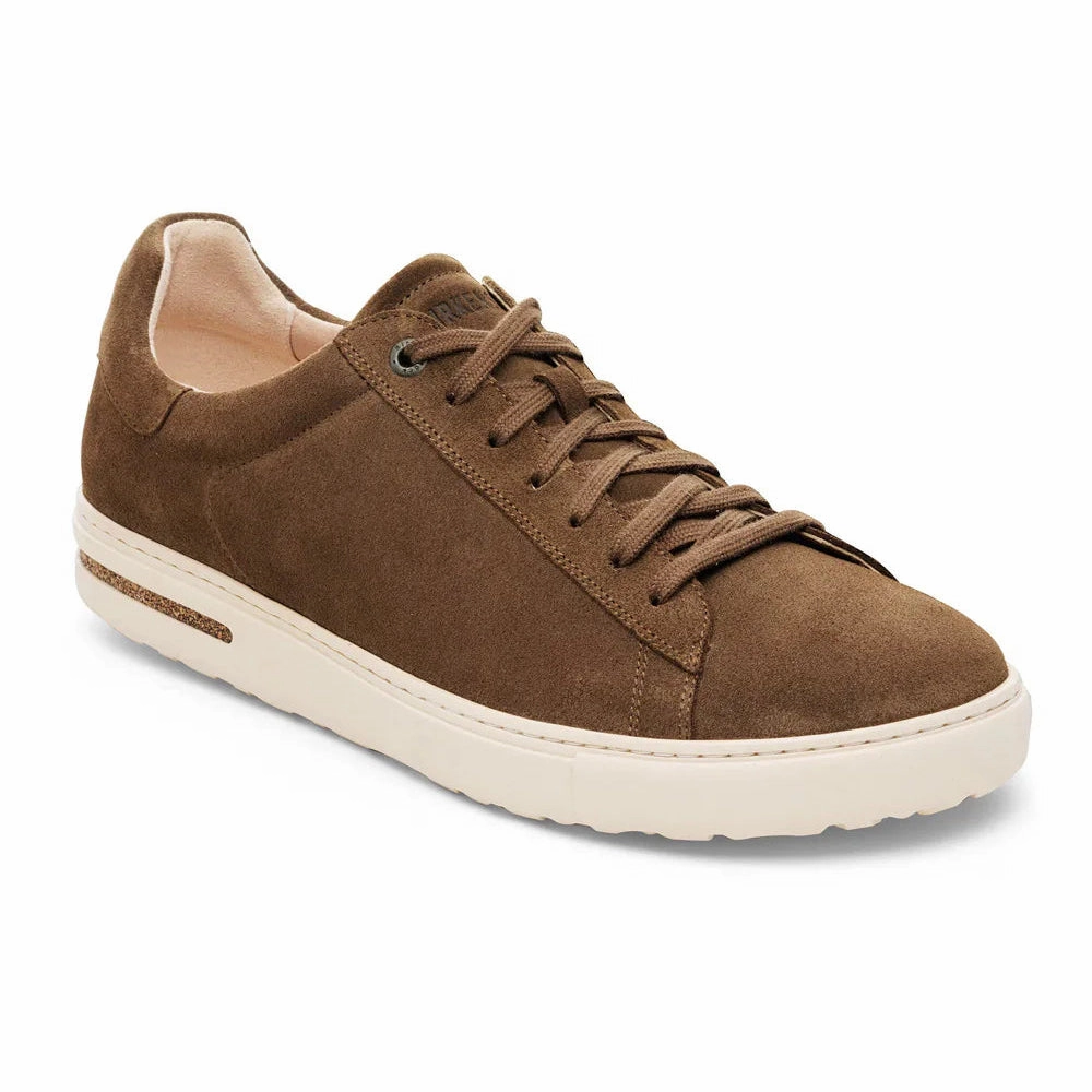 Bend Low Suede Leather Dark Tea Narrow Arch Support