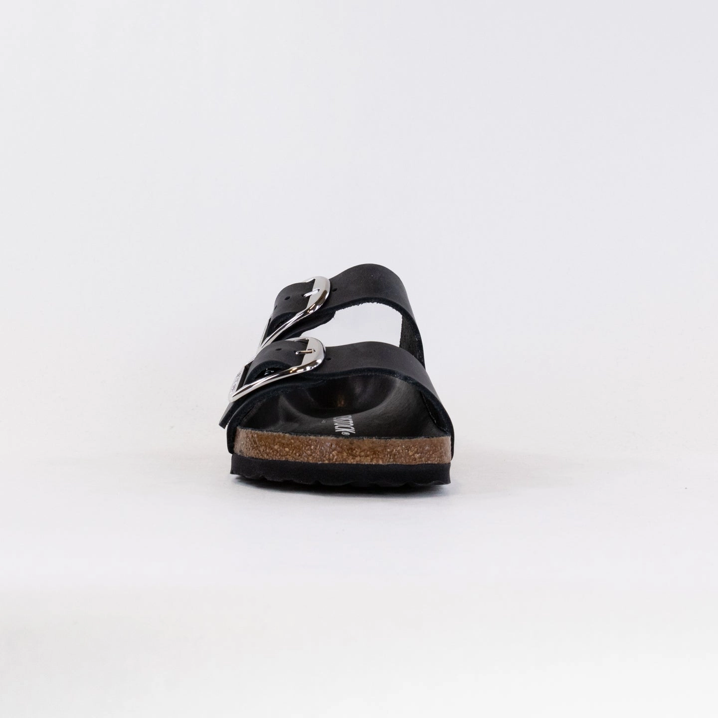 Birkenstock Arizona Big Buckle (Women's) - Black Leather Clogs Birkenst