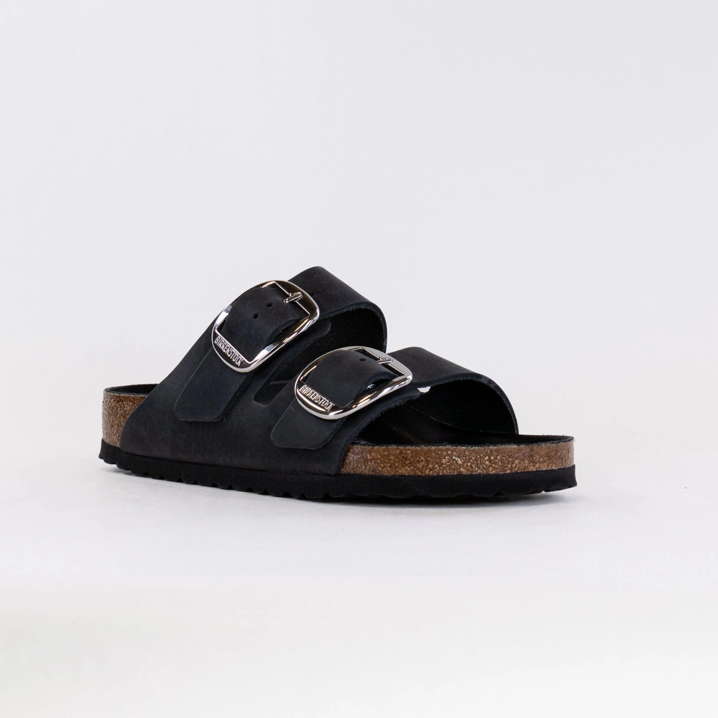 Birkenstock Arizona Big Buckle (Women's) - Black Leather For