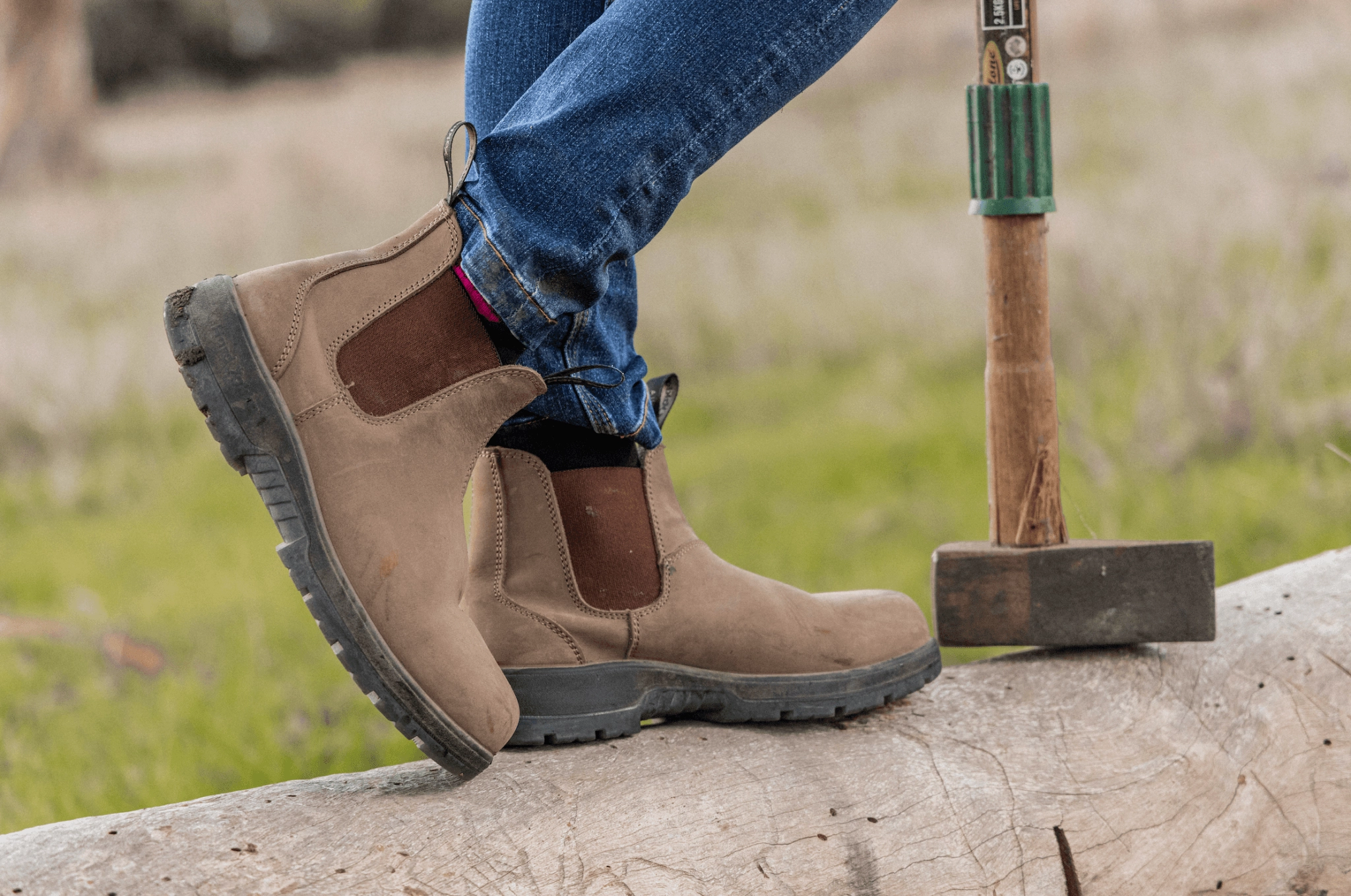 Pull On Work Boots Steel Toe Hard Yakka OUTBACK Dealer Boots S3