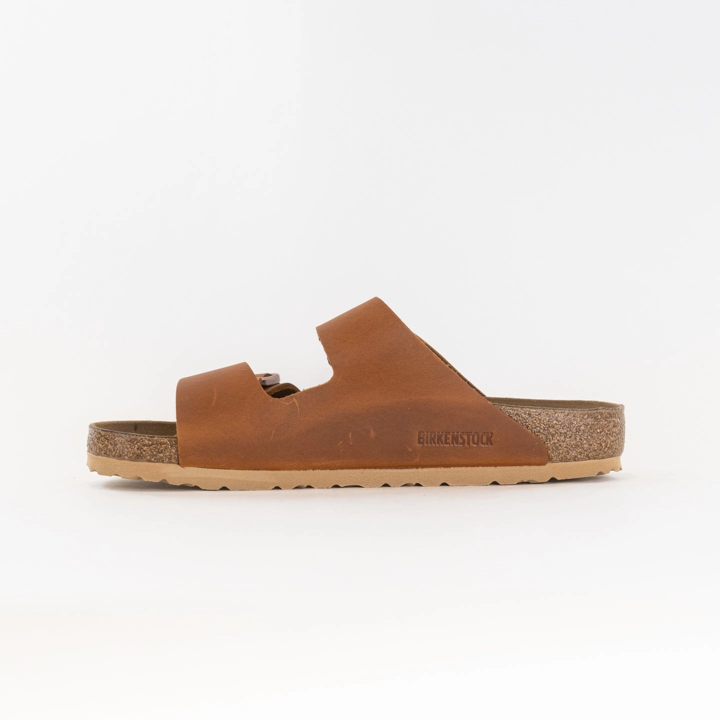 Birkenstock Arizona (Men's) - Antique Pull Cognac High Heels Shoes