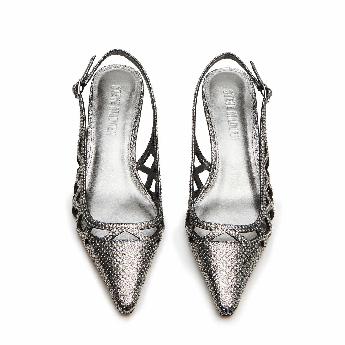 Stylish High Heel Shoes Kalico Pump PEWTER