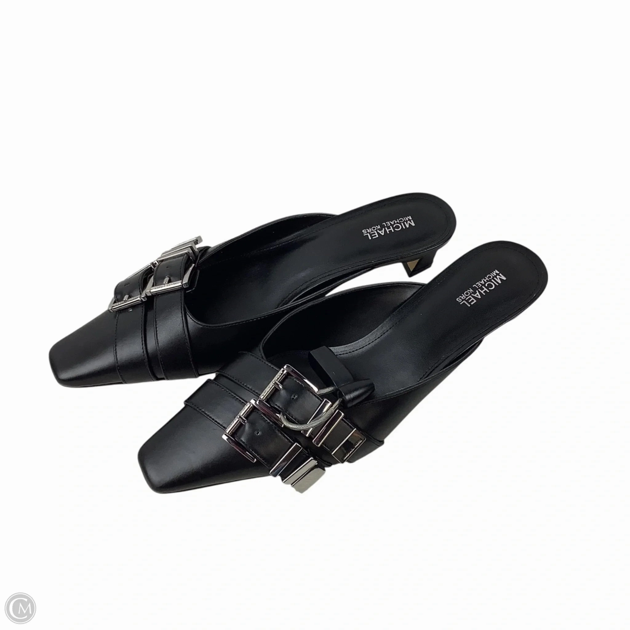 Shoes Heels Kitten By Michael By Michael Kors In Black, Size: 8 High Heels With Locks