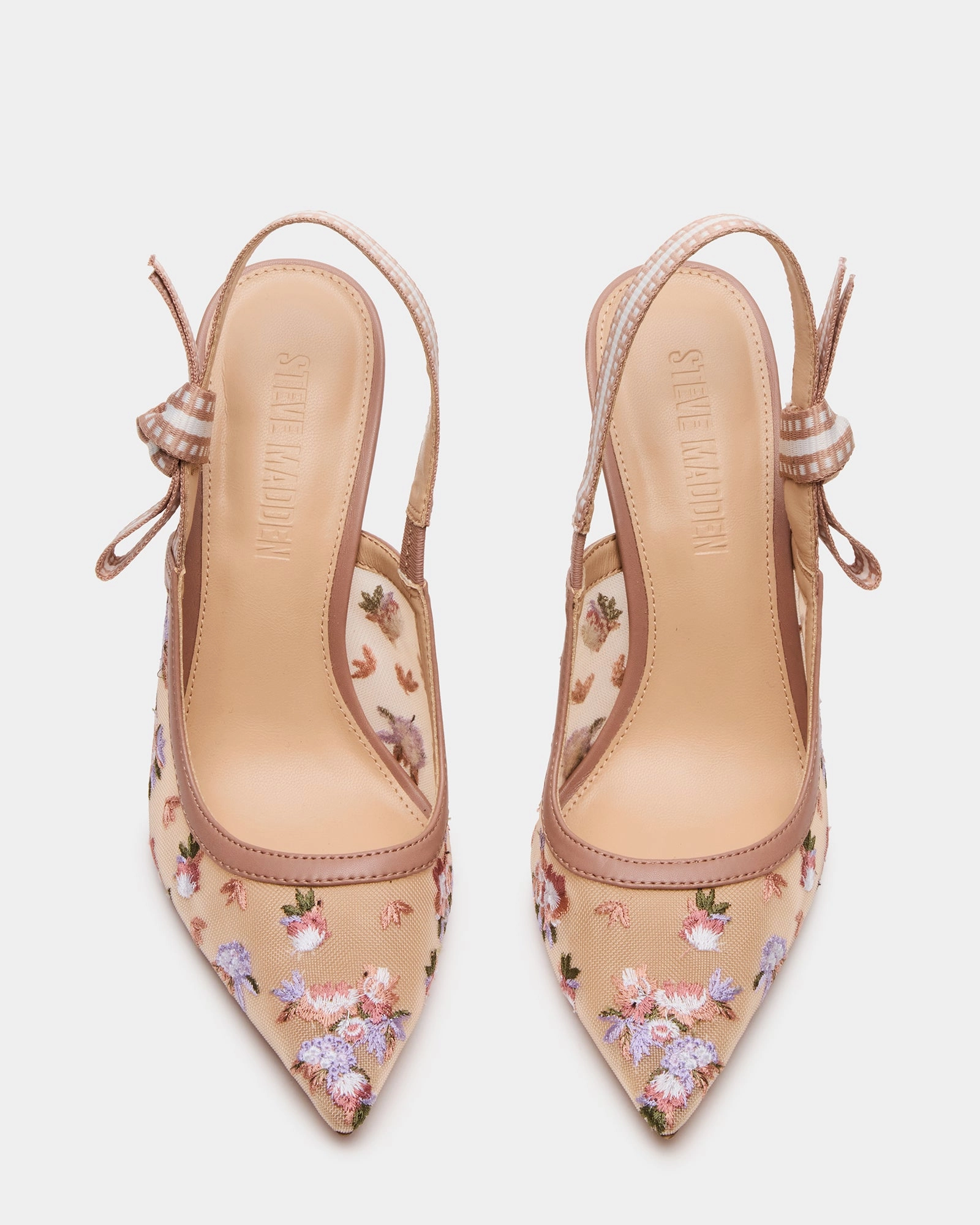 BRI FLORAL Black High Heels