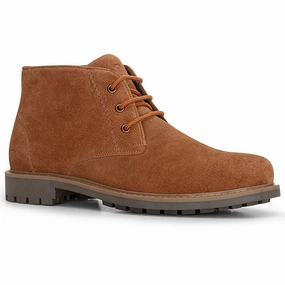 HOGGS OF FIFE Clayton Chukka Boot - Men's - Coffee Suede Cowboy Boots For Work