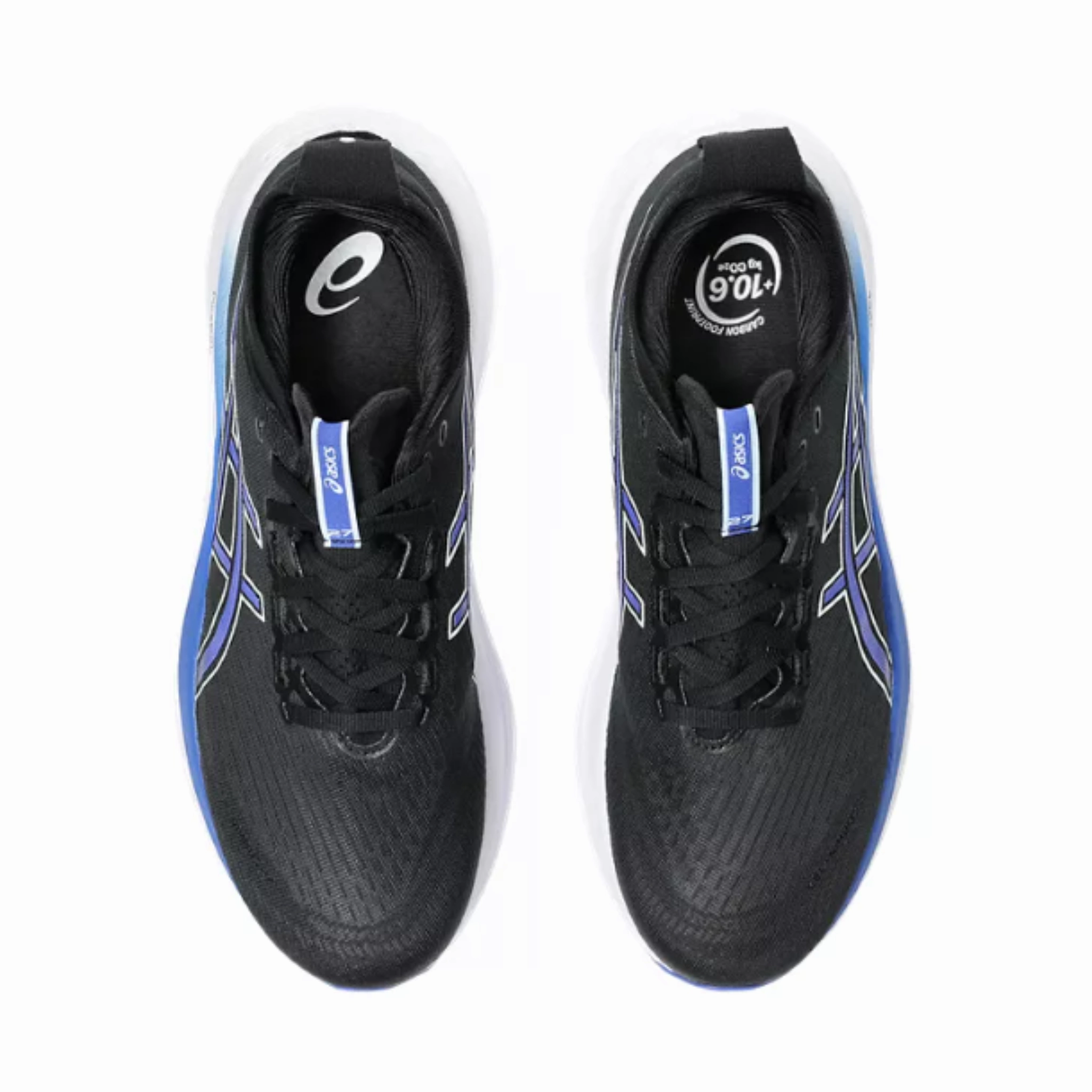 Asics Omni Court Tennis Shoes MEN'S NIMBUS 27 - D - BLACK/DARK COBALT