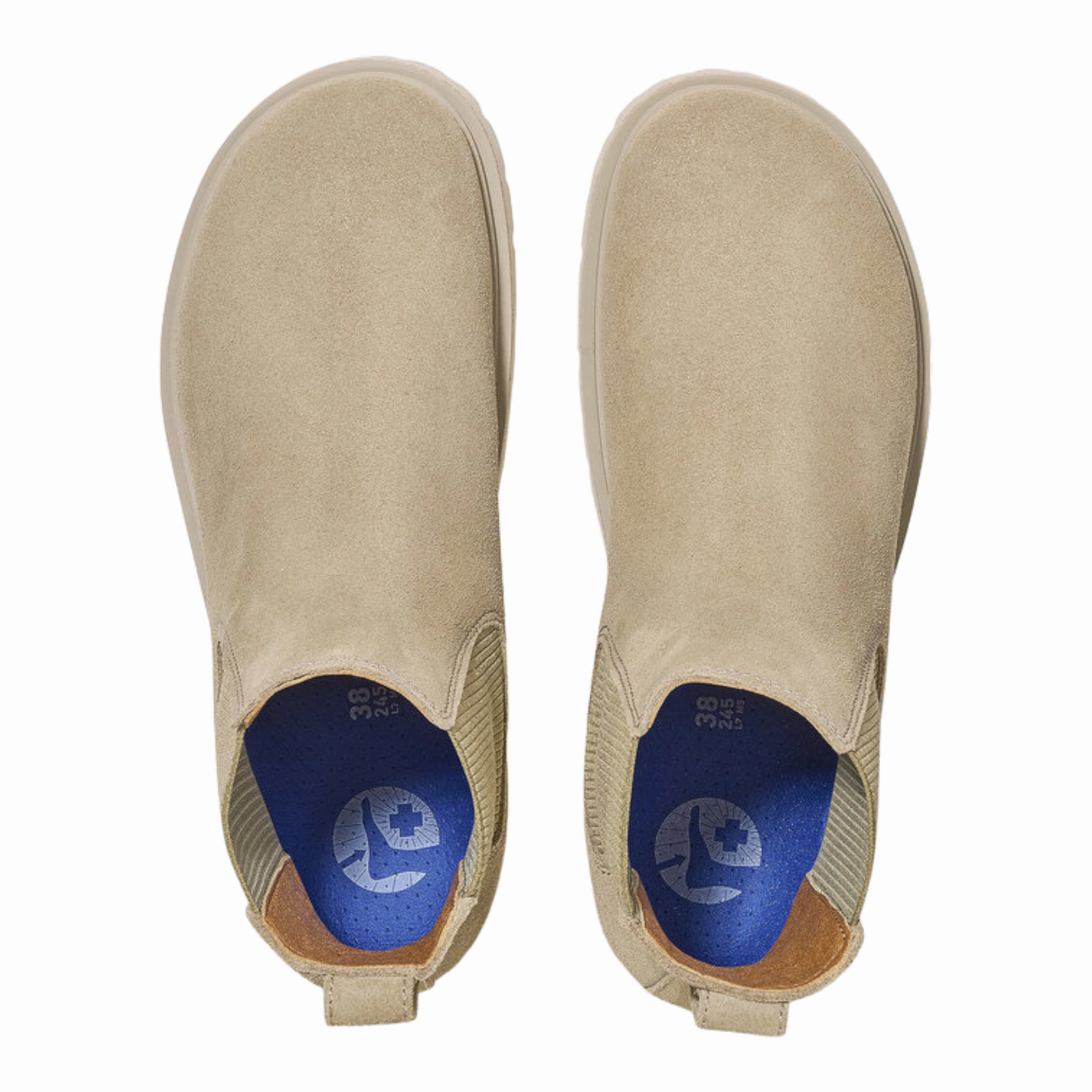 Antique White Highwood Slip On Women's Suede Leather