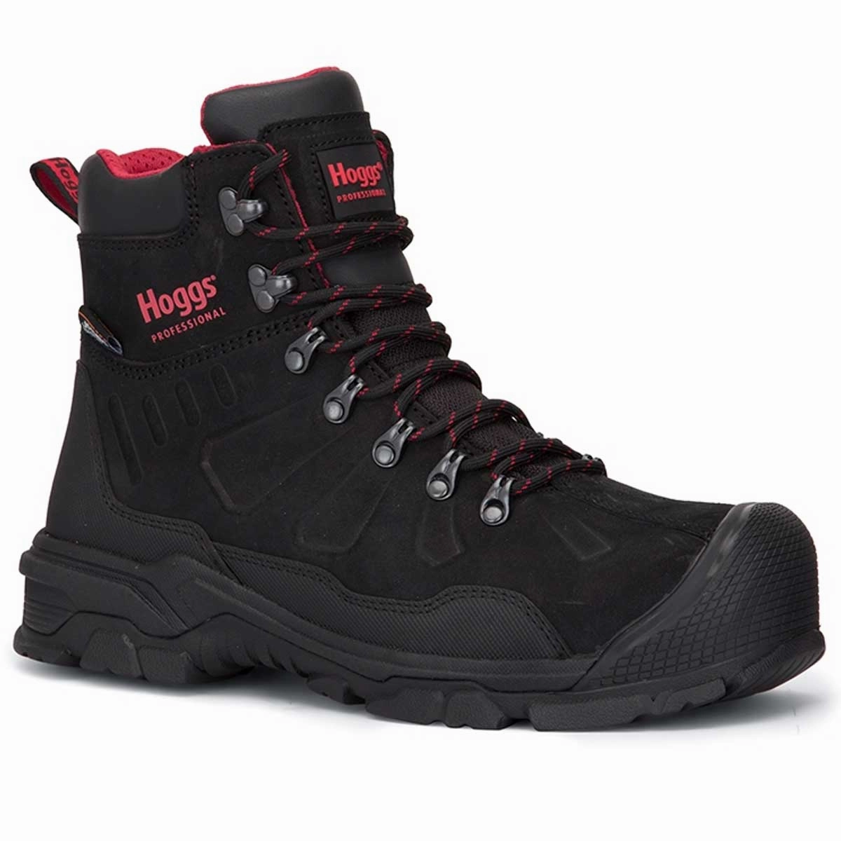 Loewe Hiking Boots HOGGS OF FIFE Poseidon S3 Safety Lace-Up Boots - Mens - Black Nubuck