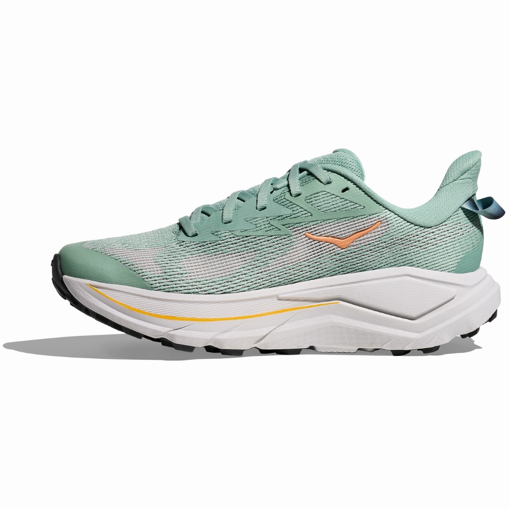 Best Trail Running Race Shoes Hoka Challenger 8 Jade/Cosmic Grey Running Shoe (Women's)