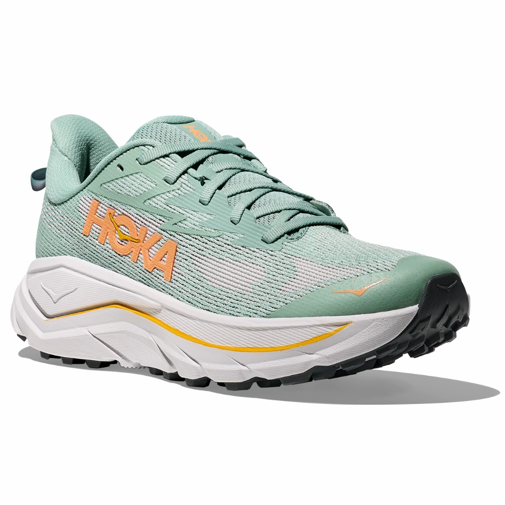 Hoka Challenger 8 Jade/Cosmic Grey Running Shoe (Women's) Light Weight Trail Shoes