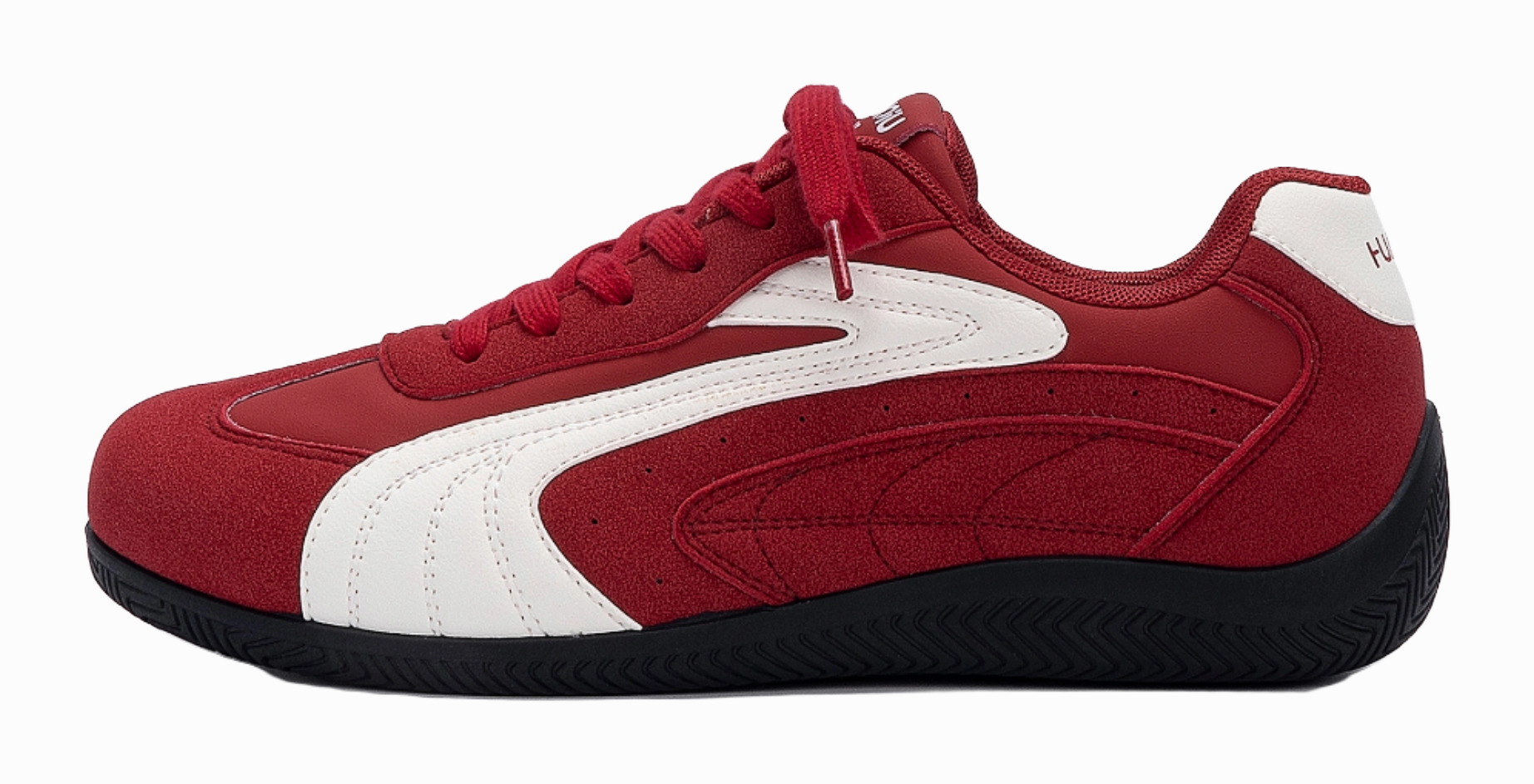 Casual Training Shoes HUANQIU Lightweight Coverage Low top German Army Trainers Men's Red