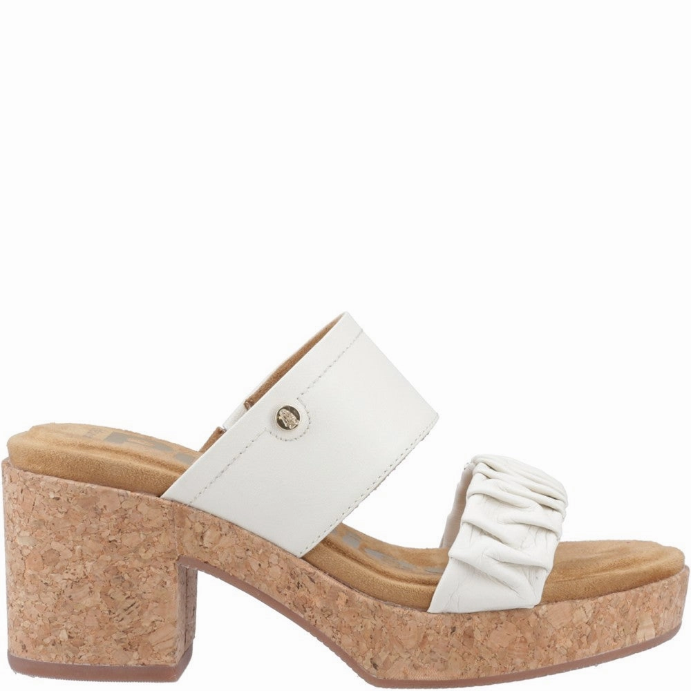 High Top Heel Shoes Hush Puppies Poppy Ruched Slide