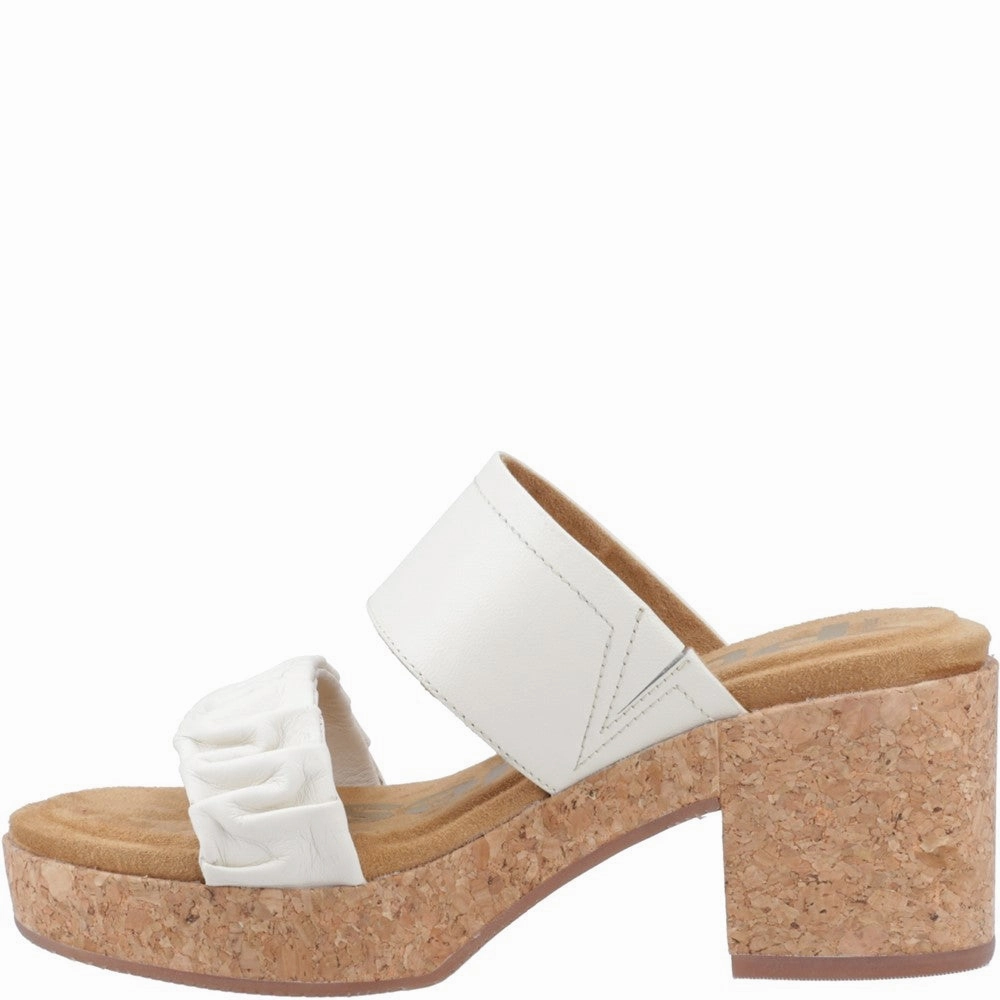 High Heels Design Hush Puppies Poppy Ruched Slide