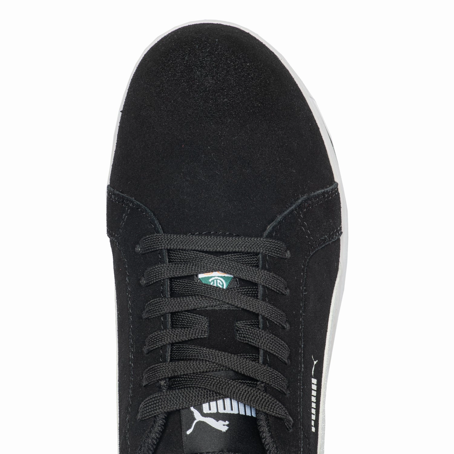 Puma Pulse Pro Running Shoes Iconic Suede Black Low Composite Toe Safety Shoes 640013