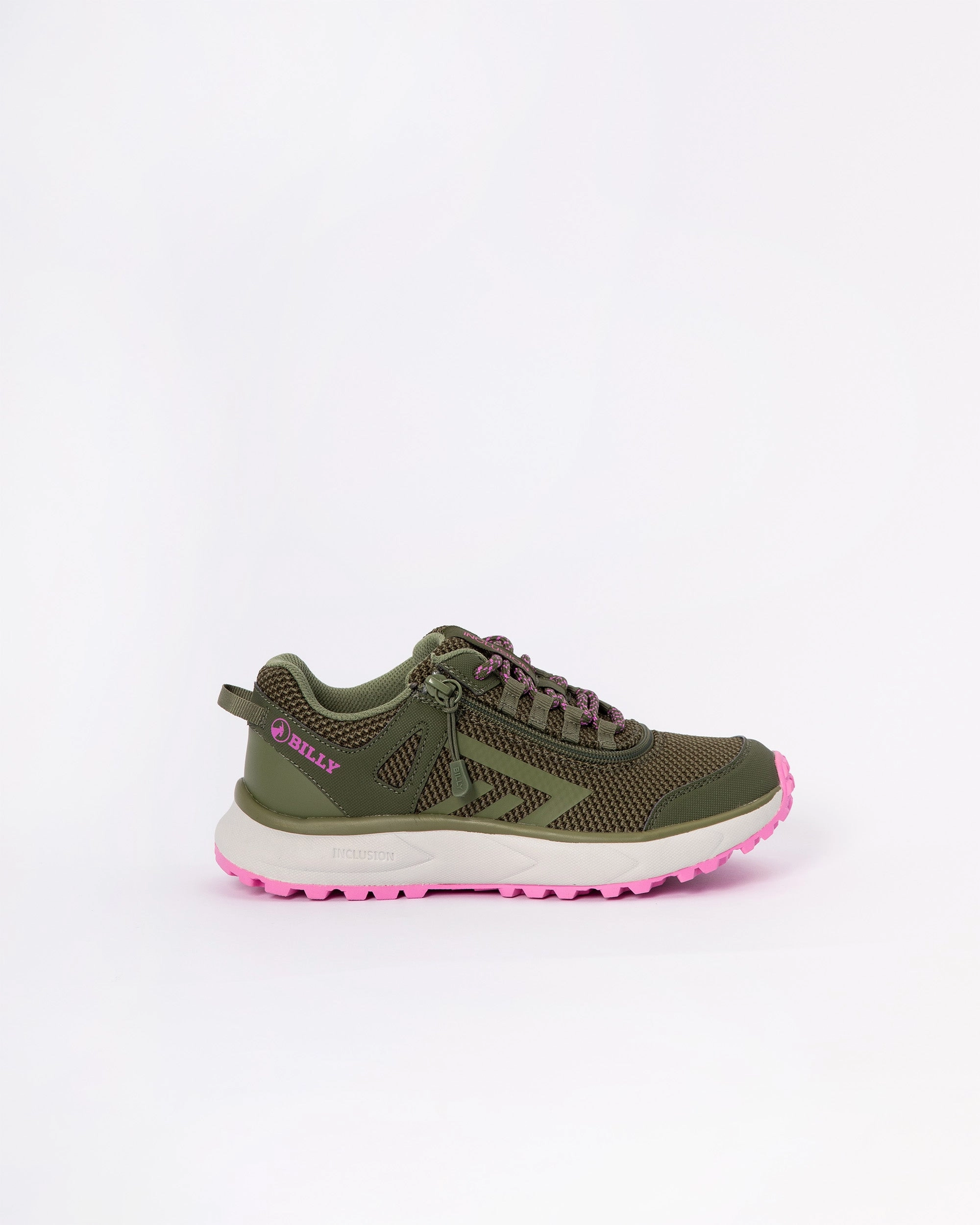 Inclusion Trail (Women) - Olive/Pink Trail Running Shoes Fit Guide