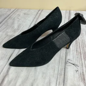 Jean Shorts And High Heels Shoes Heels Kitten By Free People In Black, Size:8.5