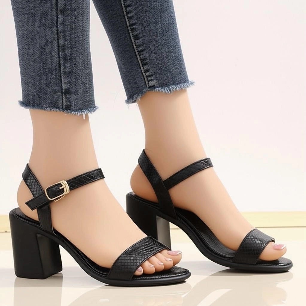 Patent Sandals RM119 block heel-R32-3