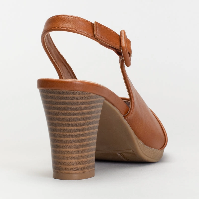 Cushioning For High Heels Sling Back Peep Toe