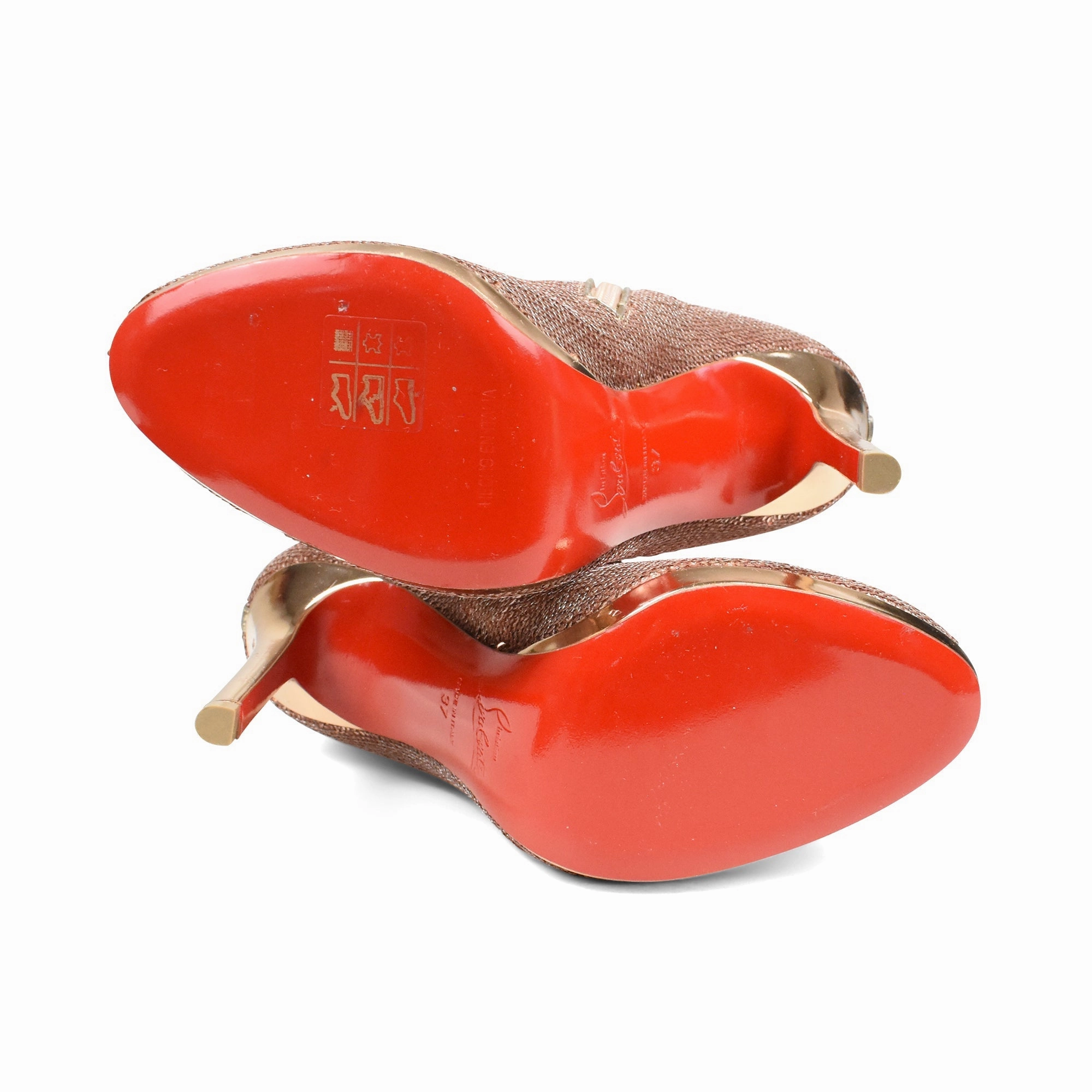 Knee High Boot Franco Sarto Christian Louboutin 'Moulin Noir' Thigh-High Boots - Women's 37