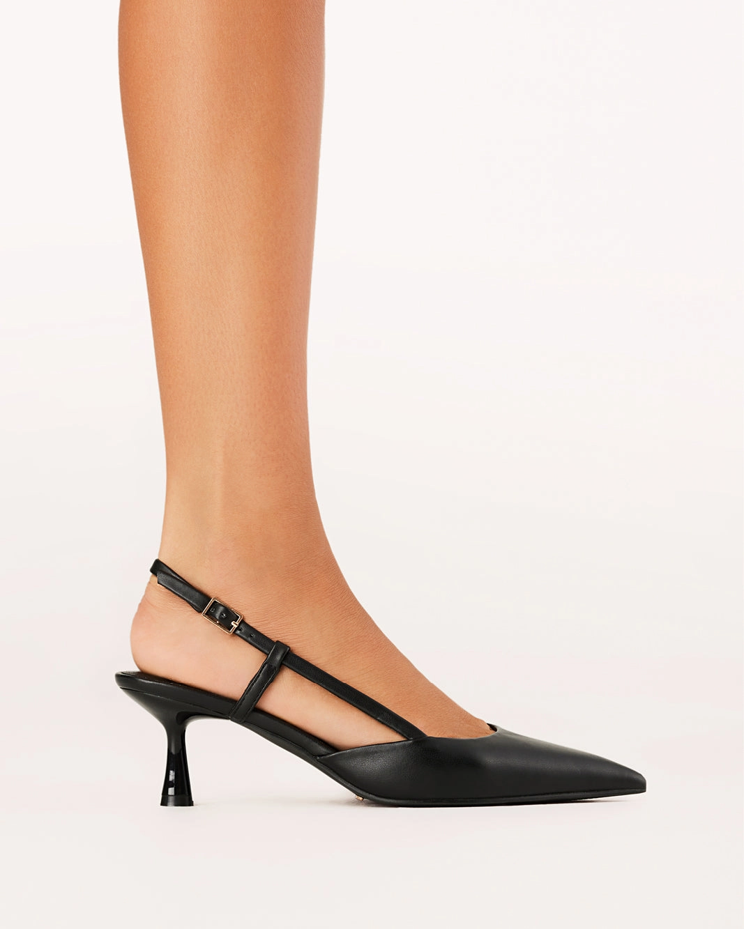 High Heel Work Boots KYRIE - BLACK