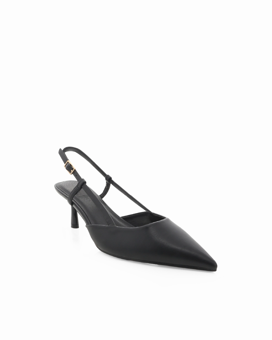 KYRIE - BLACK High Heels Toe Cleavage