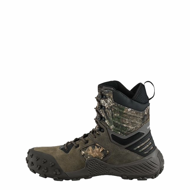 Irish Setter Men's Vaprtrek Waterproof  Camouflage Hunting Boots 3941 Combat Boots Studs