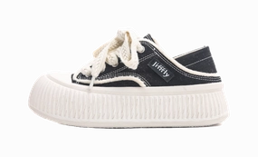 Business Casual Wide Shoes Jifffly Slip Resistant, Abrasion Resistant, Lightweight, Breathable, Height Increasing Low top Skateboard Shoes Women's