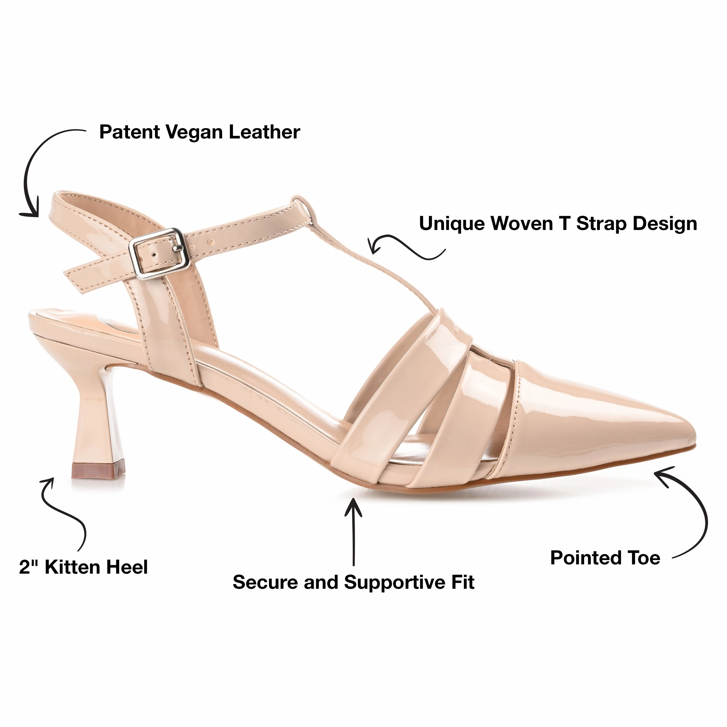 Journee Collection Women's Jazlynn Wide Width Pump