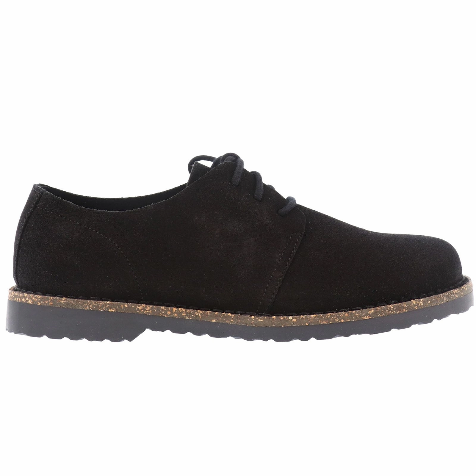 Birkenstock In Stock Birkenstock Uppsala Low Suede Leather Unisex Black Lace Up Shoes