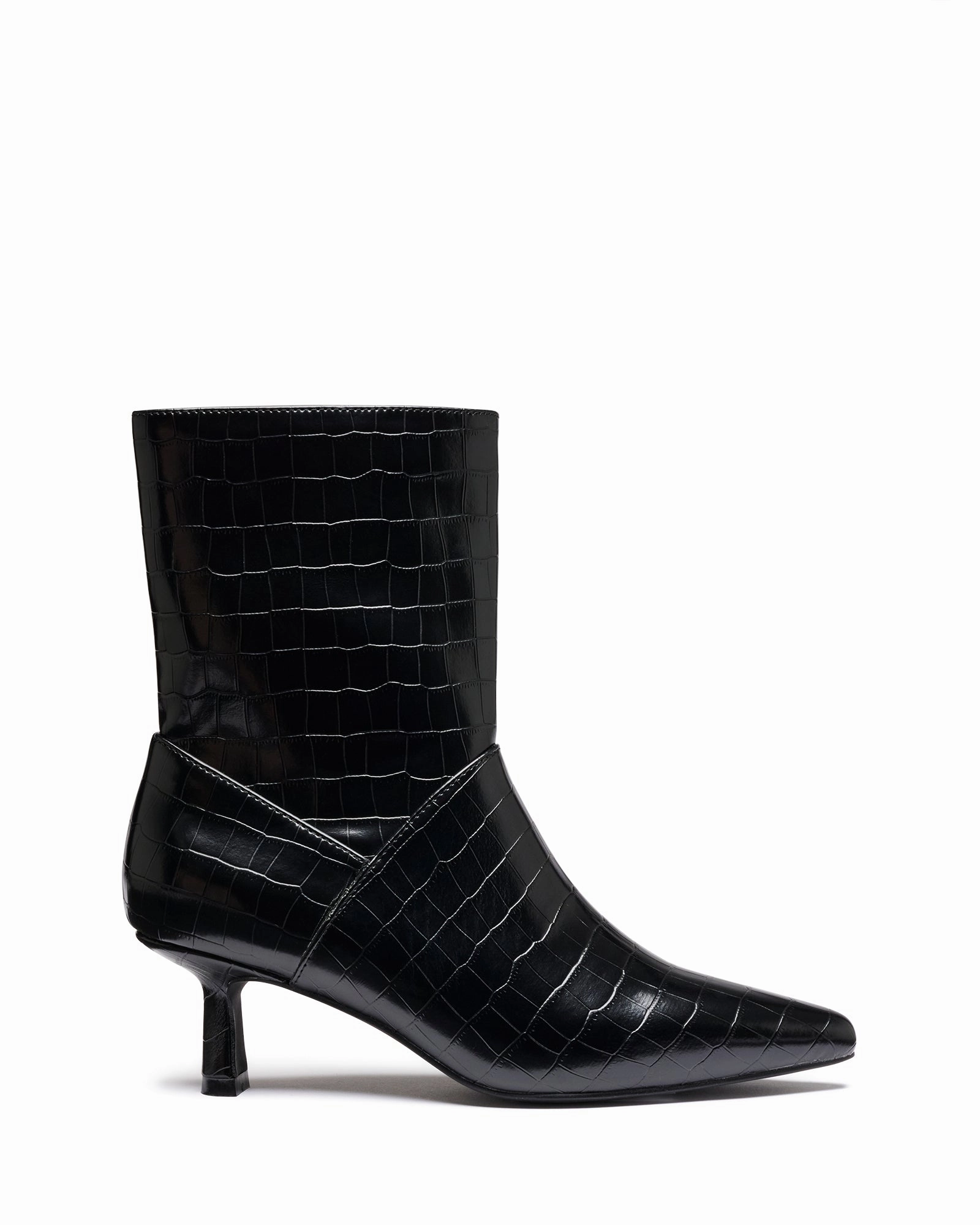Kacee Ankle Boot Black Croc Biggest High Heels
