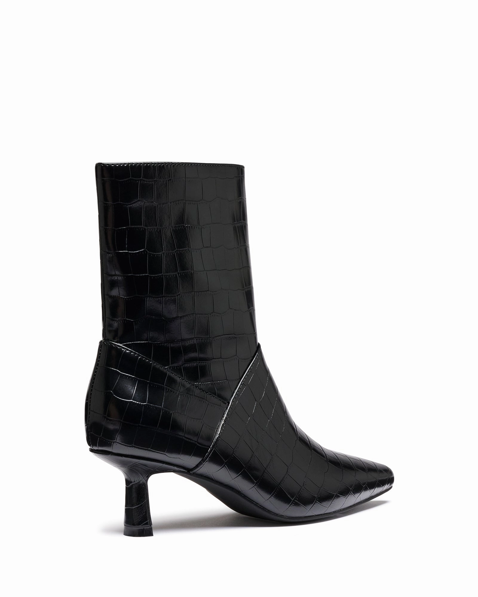Kacee Ankle Boot Black Croc Newest High Heels
